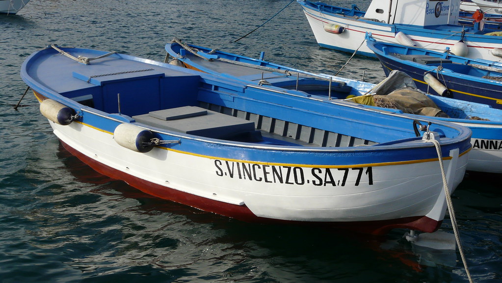 Marina in Castellammare di Stabia showing yachts and catamarans at the docks