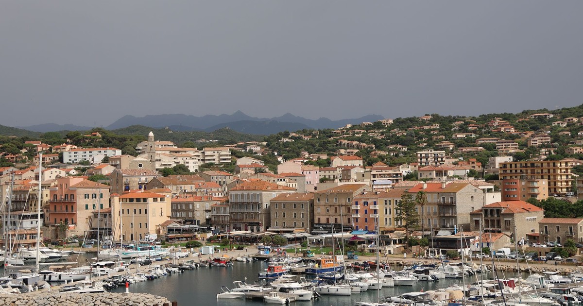 Marina in Ajaccio showing sailboats and catamarans at the docks