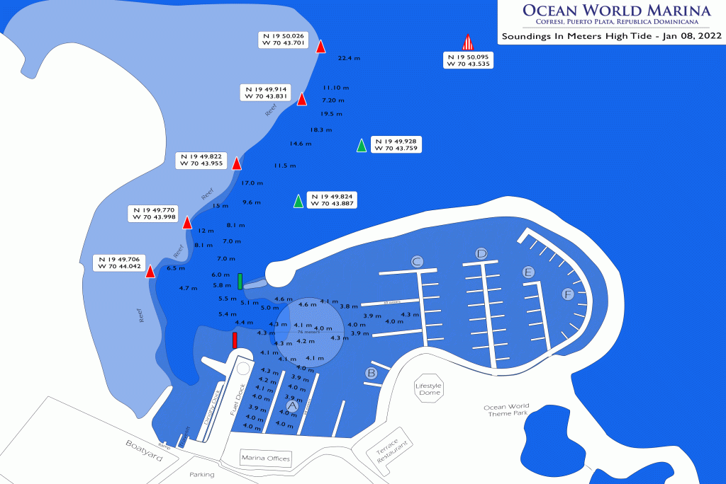 Ocean World Marina map