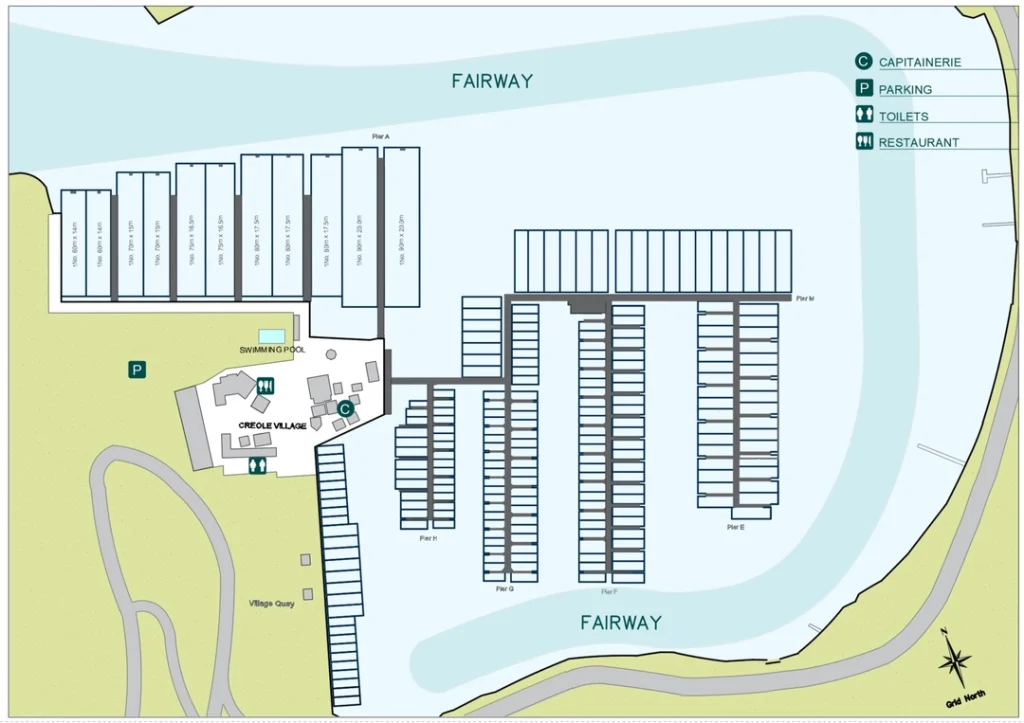 Port Louis Marina map