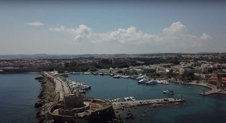 Rhodes Mandraki Harbor