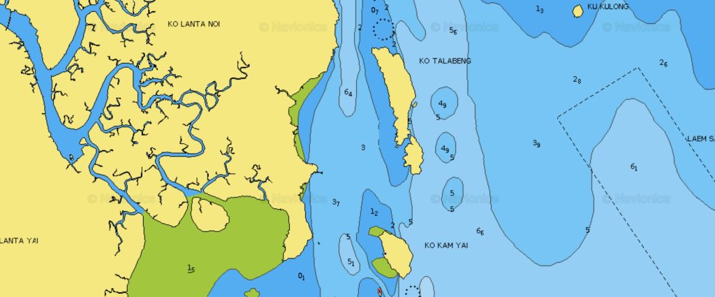 Yacht Anchorage near Pan Lo-Yai on Lanta Island